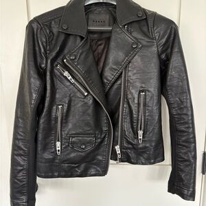 Blank NYC Black Faux Leather Moto Jacket